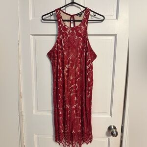 Red Lace Dress